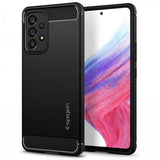 Spigen Samsung Galaxy A53 5G -suojakuori Rugged Armor Matte Black