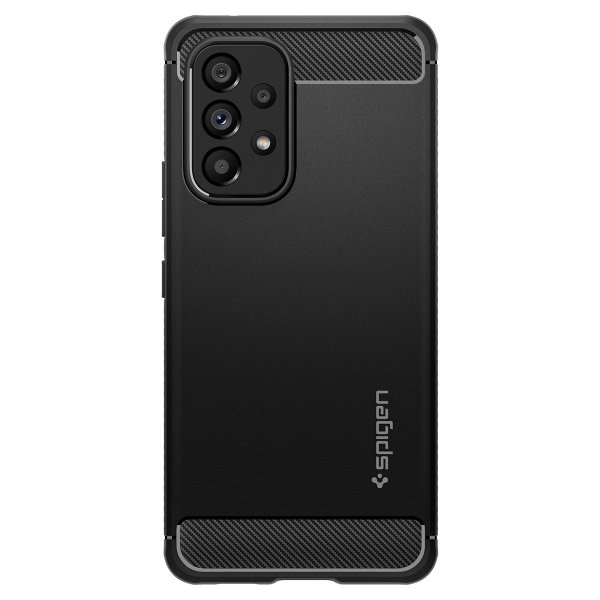 Spigen Samsung Galaxy A53 5G -suojakuori Rugged Armor Matte Black