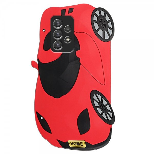 Samsung Galaxy A53 5G Silikonisuojakuori 3D-auto