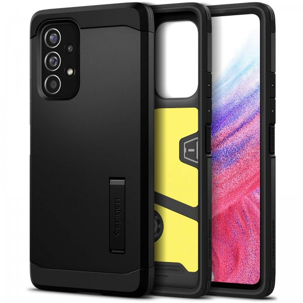 Spigen Samsung Galaxy A53 5G Kuori Tough Armor Musta