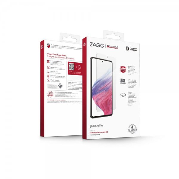 ZAGG InvisibleShield Samsung Galaxy A53 5G -näytönsuoja Glass Elite