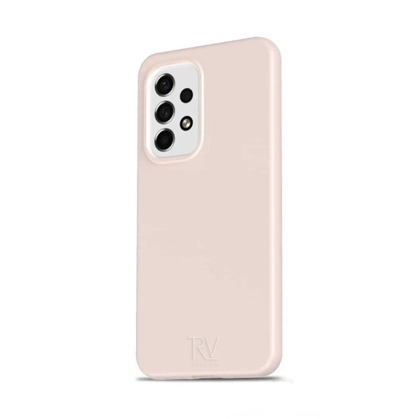 Rvelon Samsung Galaxy A53 5G Kuori Silikoni Beige