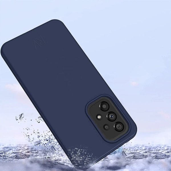 Rvelon Samsung Galaxy A53 5G Silikonikuori Sininen
