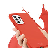 Rvelon Samsung Galaxy A53 5G Silikonikuori Vaaleanpunainen