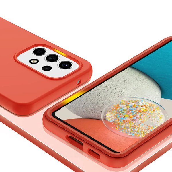 Rvelon Samsung Galaxy A53 5G Silikonikuori Vaaleanpunainen