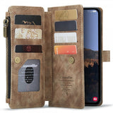 CaseMe Samsung Galaxy A54 5G -suojakotelo C30 Series, ruskea