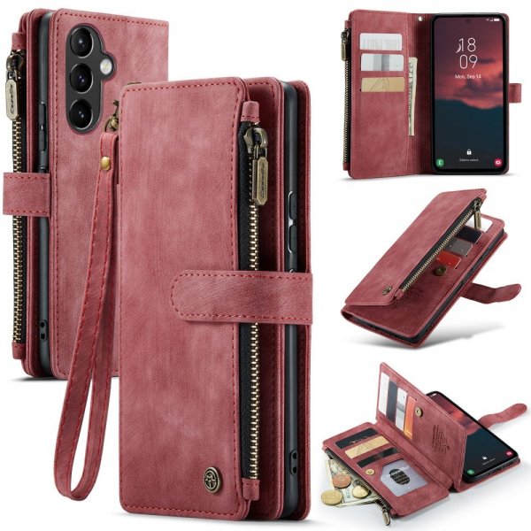 CaseMe Samsung Galaxy A54 5G -suojakotelo, C30 Series, punainen