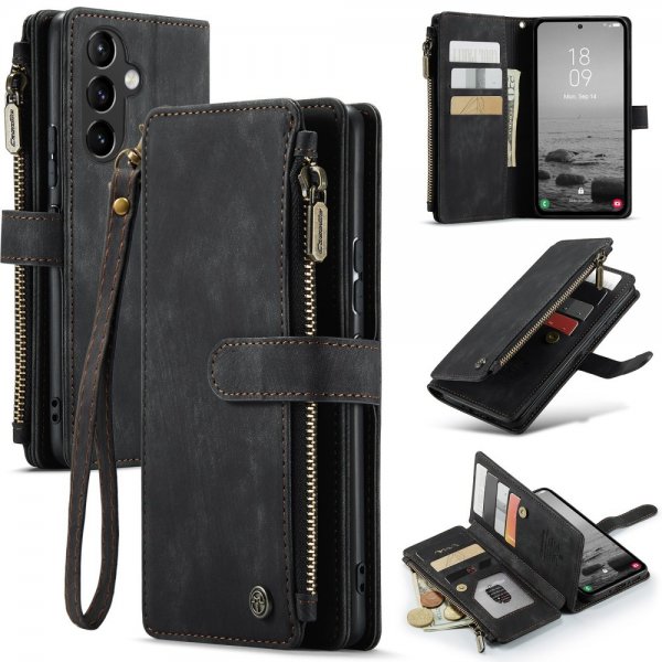 CaseMe Samsung Galaxy A54 5G -suojakotelo, C30 Series, musta