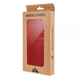 Nordic Covers Samsung Galaxy A54 5G suojakotelo Essential Leather Poppy Red