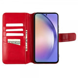Nordic Covers Samsung Galaxy A54 5G suojakotelo Essential Leather Poppy Red