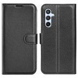 Nordic Covers Samsung Galaxy A54 5G Lompakkokotelo Litchi Raven Black