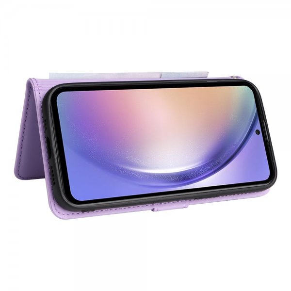 Betopnice Samsung Galaxy A54 5G Kotelo irrotettavalla kuorella 005 Violetti