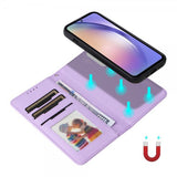 Betopnice Samsung Galaxy A54 5G Kotelo irrotettavalla kuorella 005 Violetti