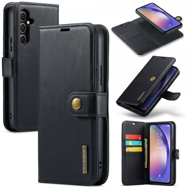 Dg.Ming Samsung Galaxy A54 5G Suojakotelo irrotettavalla kuorella, musta