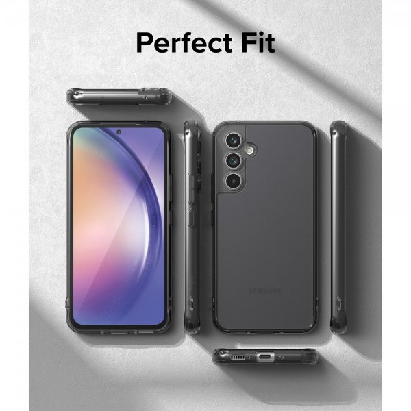 Ringke Samsung Galaxy A54 5G -suojakuori, Fusion Matte, Smoke Black