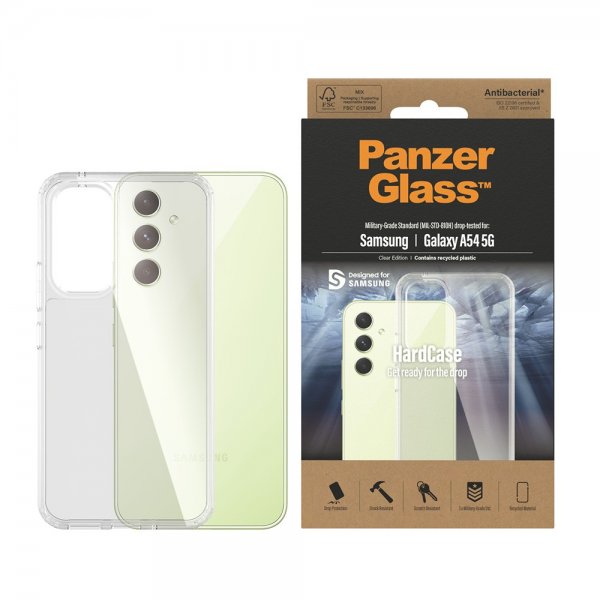 PanzerGlass Samsung Galaxy A54 5G kuoret HardCase, läpinäkyvä