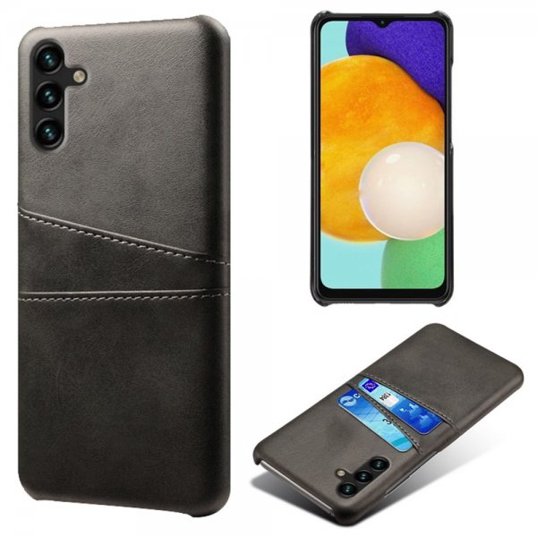 Samsung Galaxy A54 5G -suojakuori kahdella korttipaikalla, musta