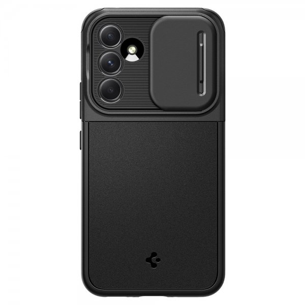 Spigen Samsung Galaxy A54 5G -suojakuori Optik Armor, musta