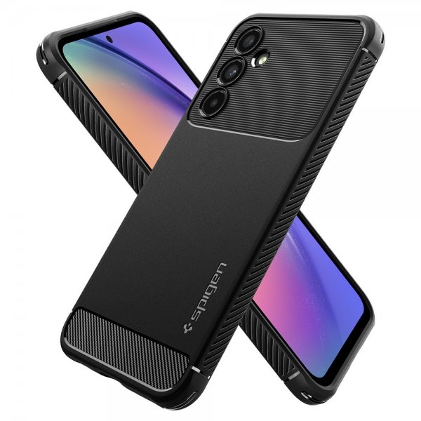 Spigen Samsung Galaxy A54 5G -suojakuori Rugged Armor Matte Black