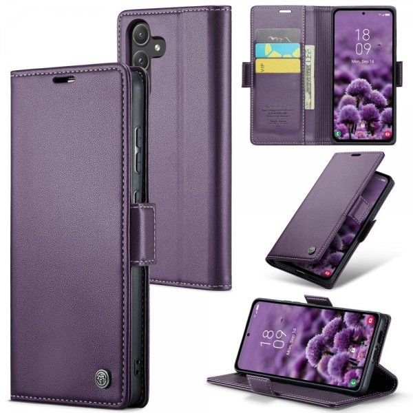 CaseMe Samsung Galaxy A55 -kotelo 023-sarja violetti