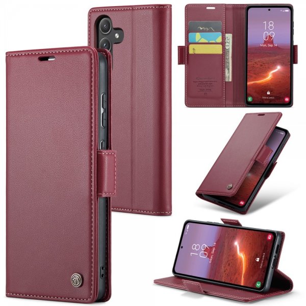 CaseMe Samsung Galaxy A55 Kotelo 023 Series Punainen