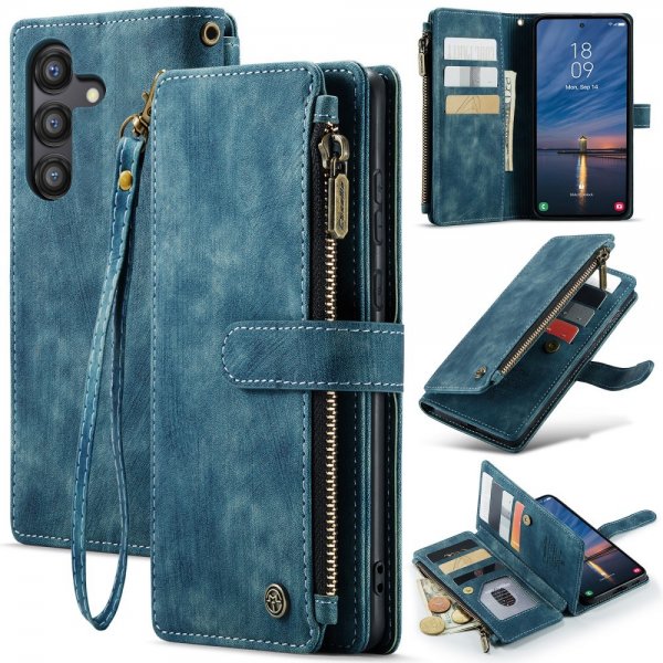 CaseMe Samsung Galaxy A55 -suojakotelo C30 Series, sininen