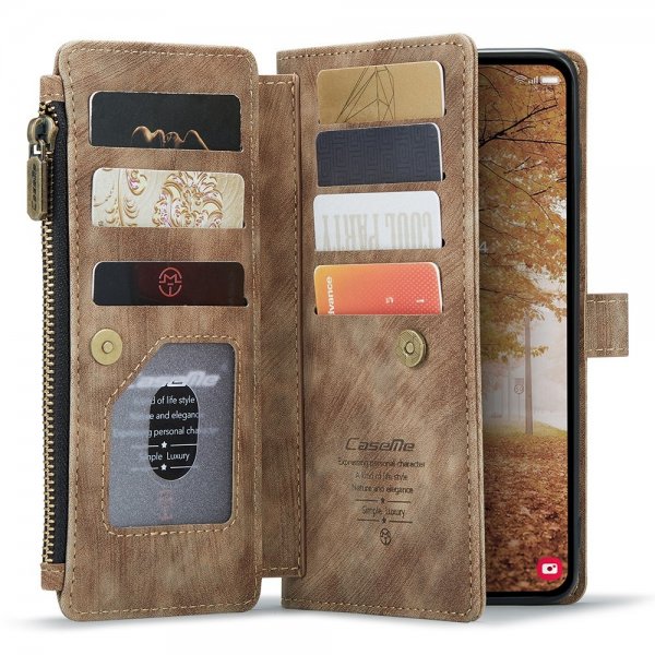 CaseMe Samsung Galaxy A55 Suojakotelo C30 Series Ruskea
