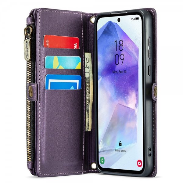 CaseMe Samsung Galaxy A55 -suojakotelo C36 Series, violetti
