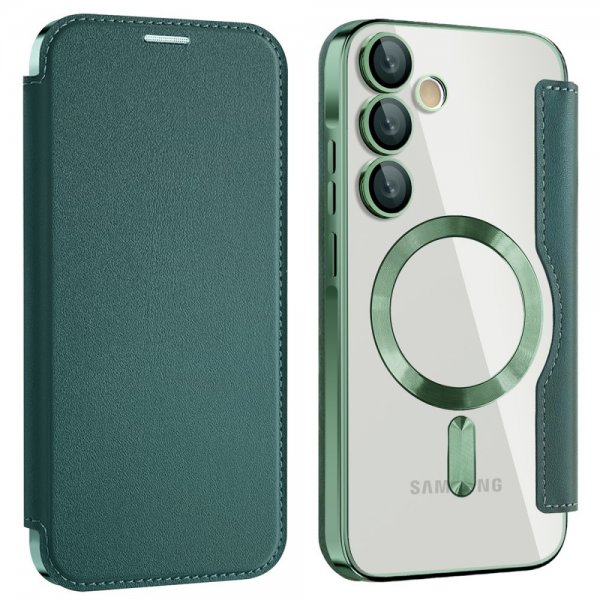 Samsung Galaxy A55 MagSafe-kotelo vihreä