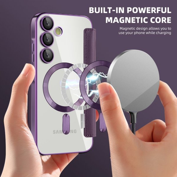 Samsung Galaxy A55 MagSafe-kotelo, violetti