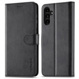 Lc.Imeeke Samsung Galaxy A55 Kotelo Korttipaikalla Jalustatoiminnolla Musta