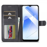Lc.Imeeke Samsung Galaxy A55 Kotelo Korttipaikalla Jalustatoiminnolla Musta