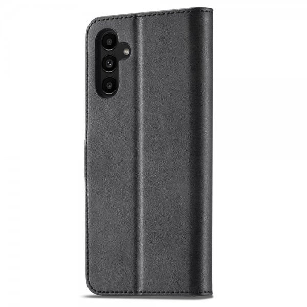 Lc.Imeeke Samsung Galaxy A55 Kotelo Korttipaikalla Jalustatoiminnolla Musta
