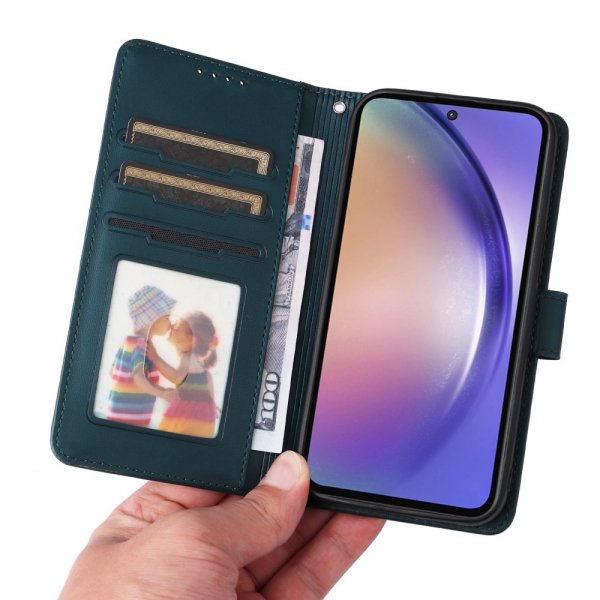 Betopnice Samsung Galaxy A55 suojakuori irrotettavalla kannella 005 sininen