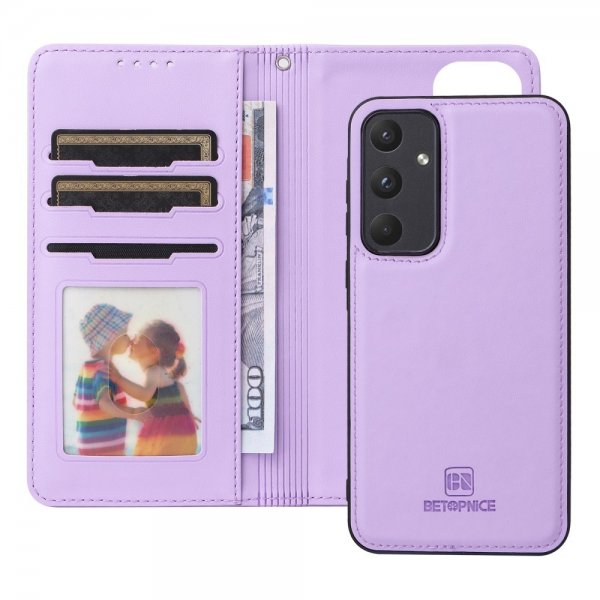 Betopnice Samsung Galaxy A55 Kotelo irrotettavalla kuorella 005 Violetti