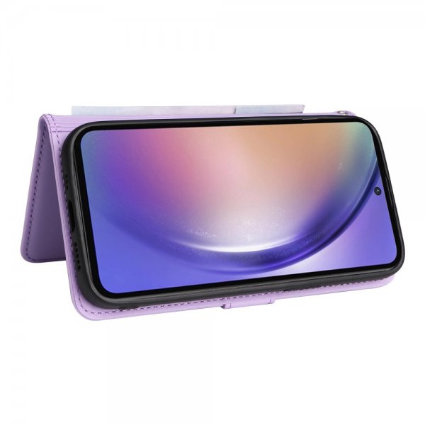 Betopnice Samsung Galaxy A55 Kotelo irrotettavalla kuorella 005 Violetti