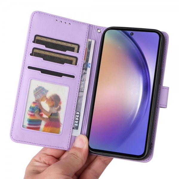 Betopnice Samsung Galaxy A55 Kotelo irrotettavalla kuorella 005 Violetti