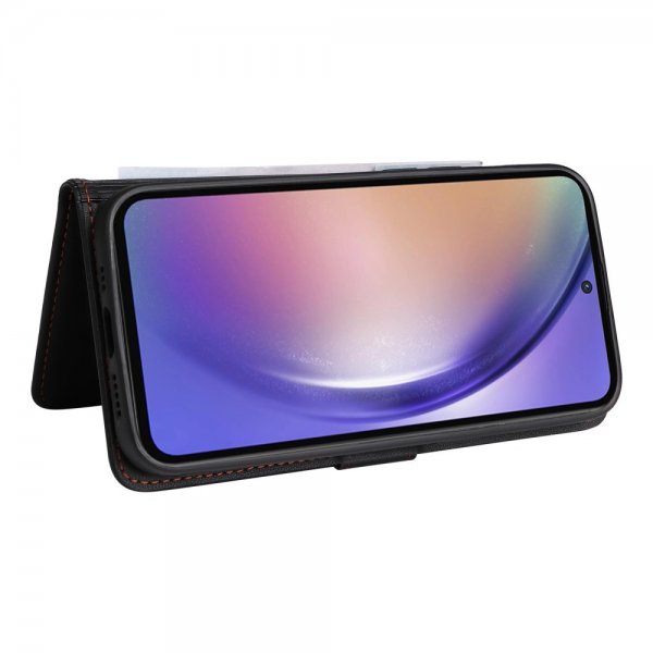 Betopnice Samsung Galaxy A55 -kotelo irrotettavalla kuorella 005 musta