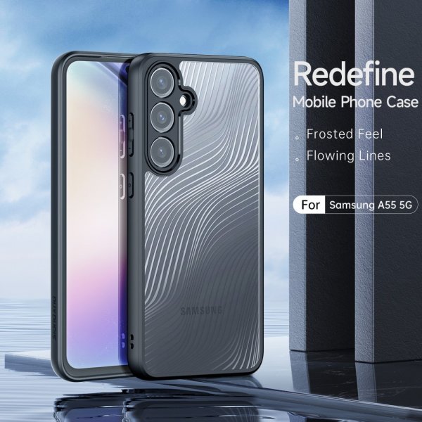 Dux Ducis Samsung Galaxy A55 -suojakuori Aimo Series, musta