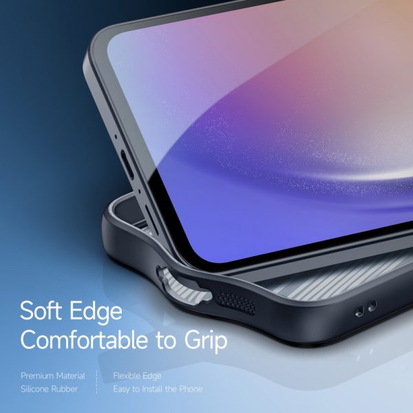 Dux Ducis Samsung Galaxy A55 -suojakuori Aimo Series, musta