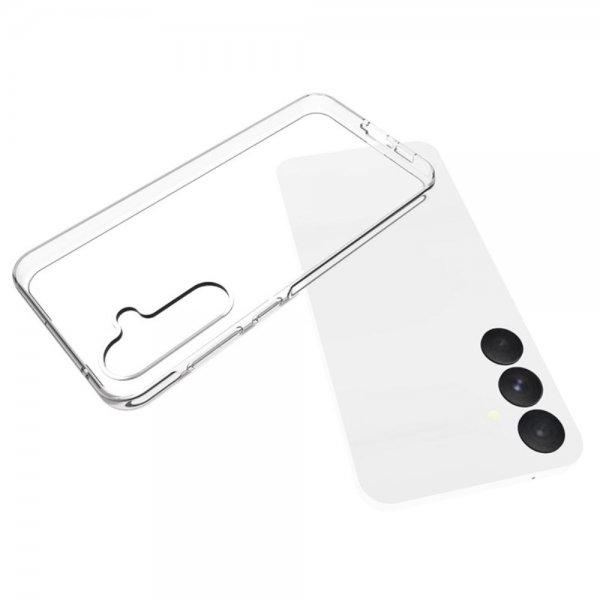 Nordic Covers Samsung Galaxy A55 -suojakuori, Feather Series, läpinäkyvä