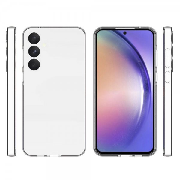 Nordic Covers Samsung Galaxy A55 -suojakuori, Feather Series, läpinäkyvä