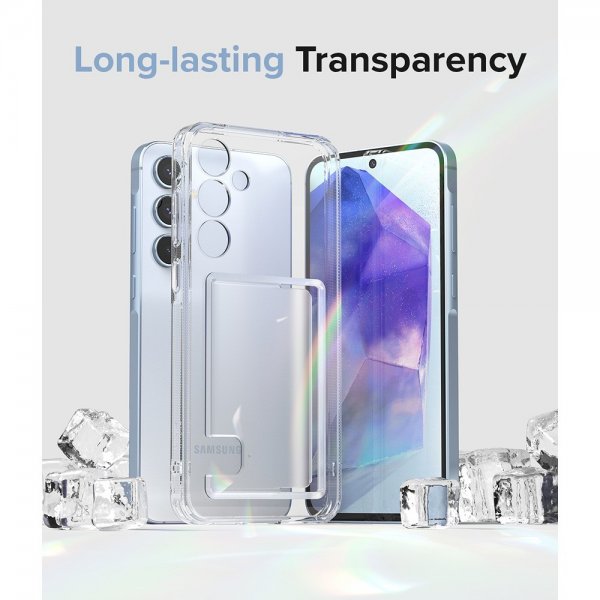 Ringke Samsung Galaxy A55 Suojakuori Fusion Card Clear