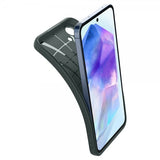 Spigen Samsung Galaxy A55 -suojakuori Liquid Air Abyss Green