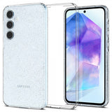 Spigen Samsung Galaxy A55 Kuori Liquid Crystal Glitter Crystal Quartz