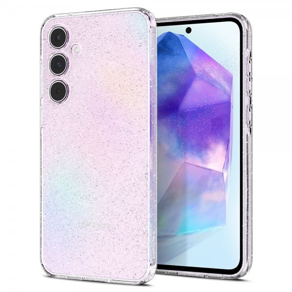 Spigen Samsung Galaxy A55 Kuori Liquid Crystal Glitter Crystal Quartz
