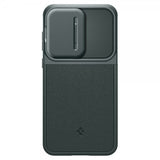 Spigen Samsung Galaxy A55 -suojakuori Optik Armor Abyss Green