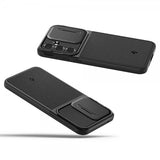 Spigen Samsung Galaxy A55 -suojakuori Optik Armor, musta