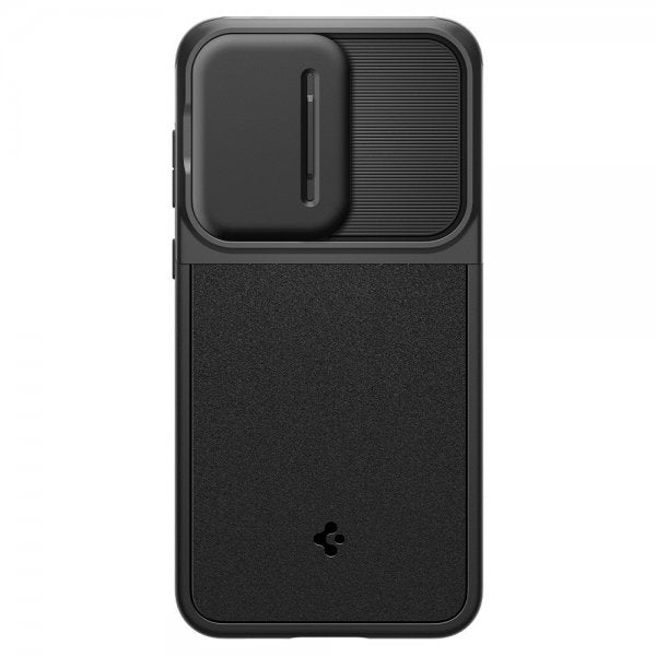 Spigen Samsung Galaxy A55 -suojakuori Optik Armor, musta