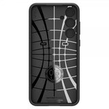 Spigen Samsung Galaxy A55 -suojakuori Optik Armor, musta